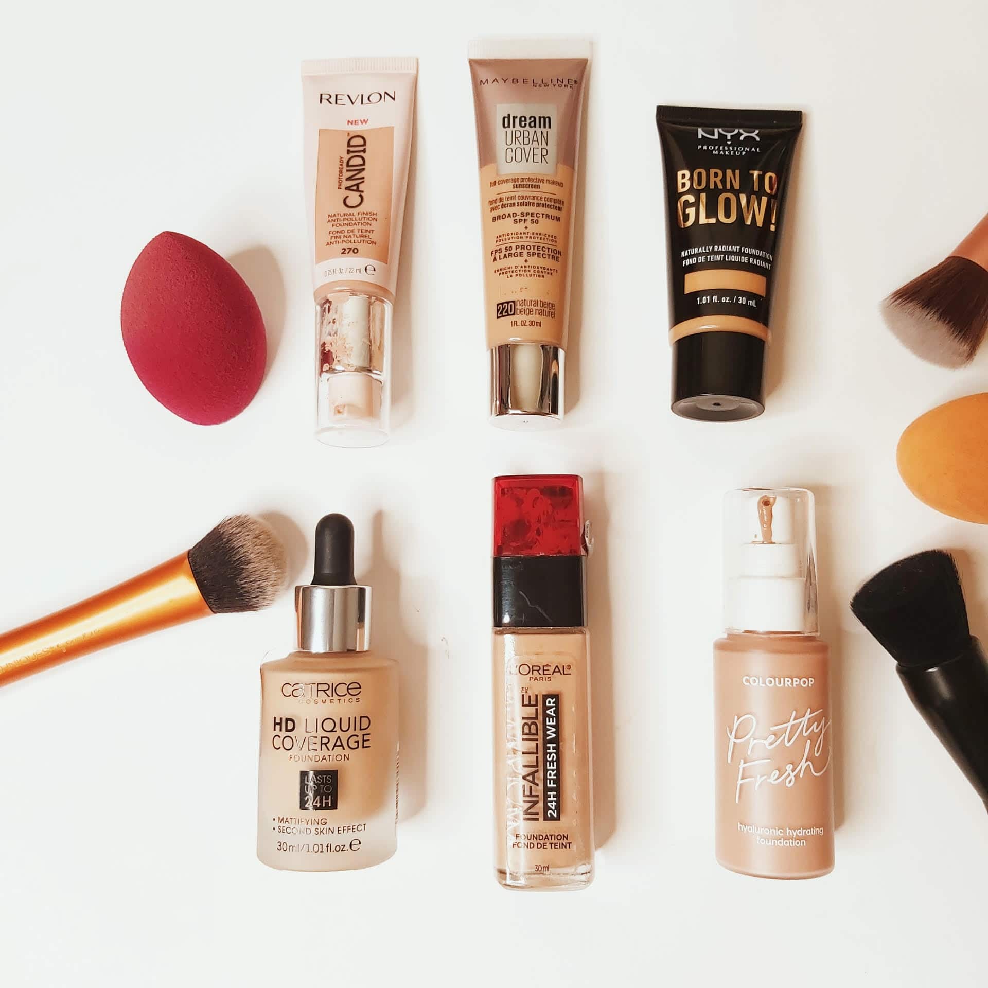 Best drugstore / affordable foundations 2020